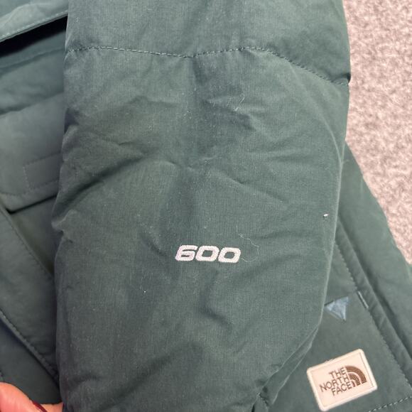 NWT $400 The North Face Womens Sierra Down Long Parka Green Med 600 Coat - Picture 2 of 9